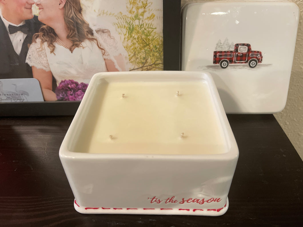 Farm Truck Cookie Jar Candle